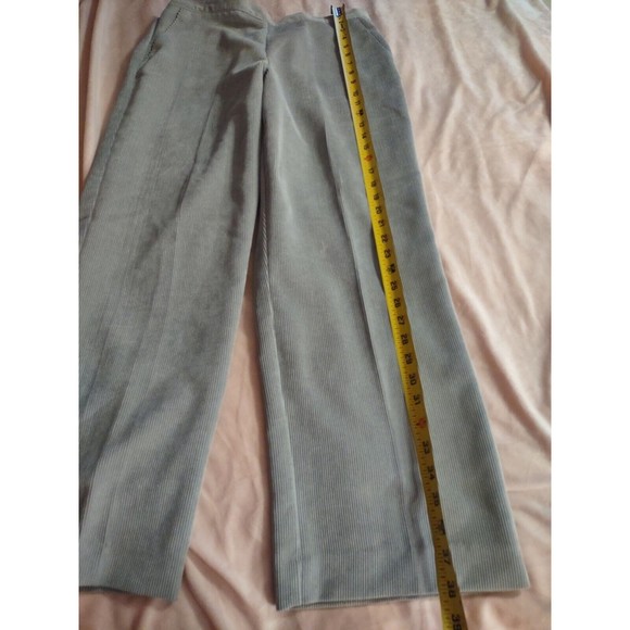 Alfred Dunner Pants Size 12 Gray Pull On Elastic Waist - Picture 6 of 8